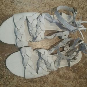 Dolce Vita White Sandals Size 7.5